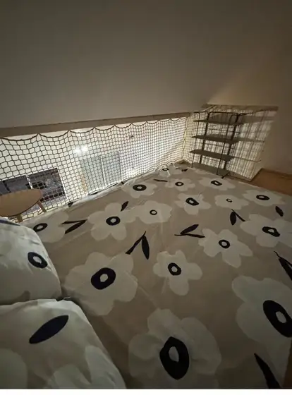 Détail mezzanine, chambre familiale ambience Cabane. Très cocooning, les ados vont adorer.