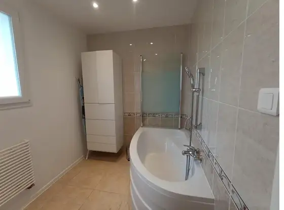 Salle de bain / 3 douche / baignoire /3 WC, villa Quend-Plage (4 salles de bain)